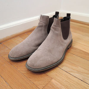 Tan Suede Chelsea Boots